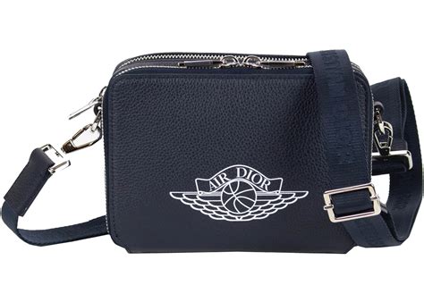 Dior x Jordan Wings Messenger Bag Navy 